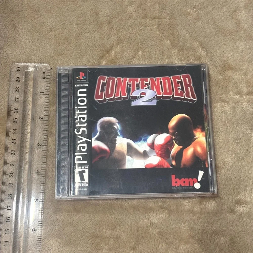 Contender 2 Sony PlayStation 1 PS1 Complete CIB Boxing Game Tested Working